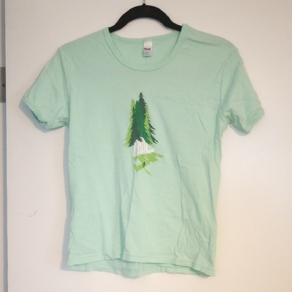 Rare!  Vintage 90's Authentic Pearl Jam Women's Tshirt Mint Green